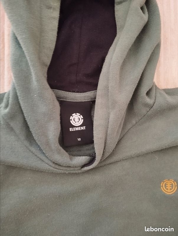 Sweat à capuche Element 12 ans Vêtements