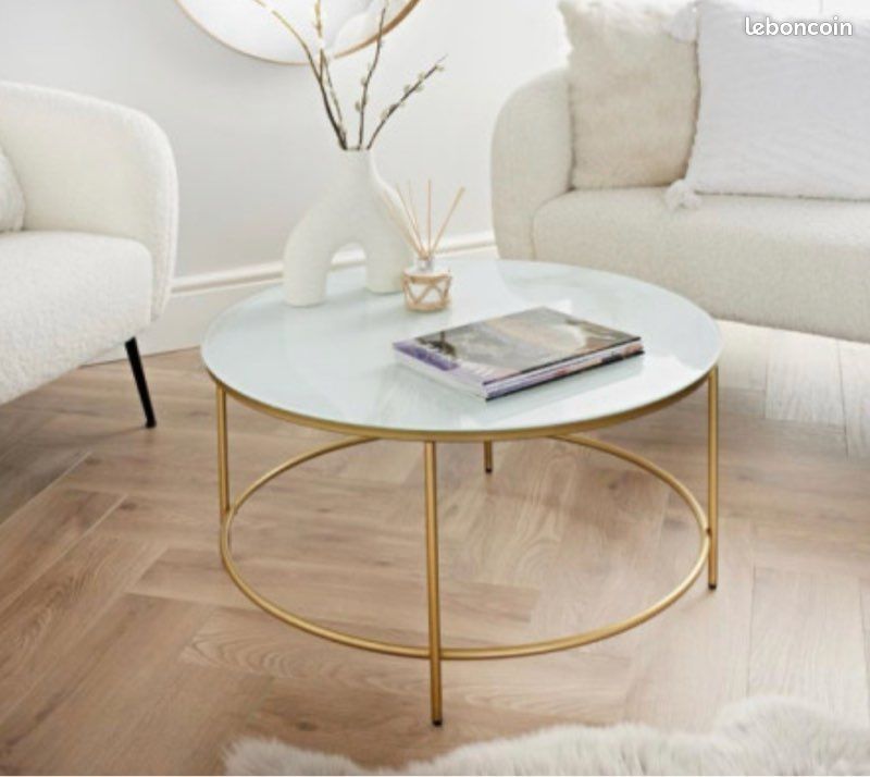 Table effet marbré (image 1)