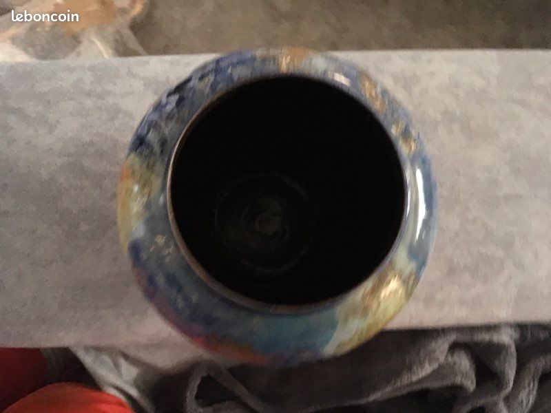 Vase balustre en verre émaillé (image 3)