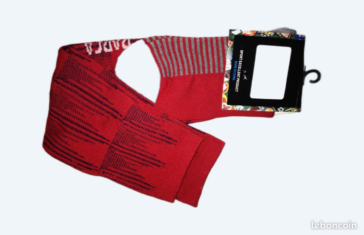 Chaussettes hautes rouge sport foot Barca 42 46 (image 1)