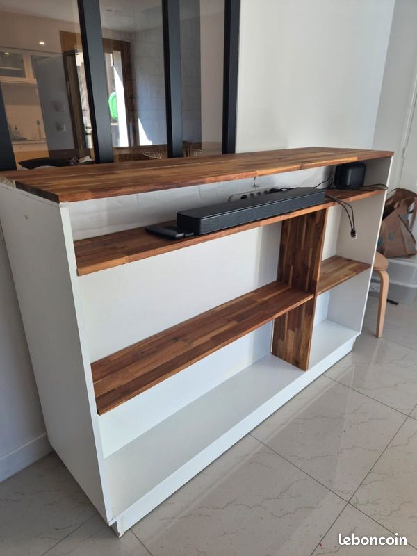Ensemble TV Samsung OLED 65" (S93D) + Meuble sur mesure avec ascenseur motorisé (image 6)