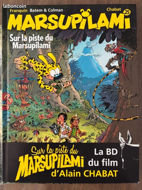 Bandes dessinees le livre et la bd du film marsupilami + 1 poster + 1 peluche marsu (image 11)