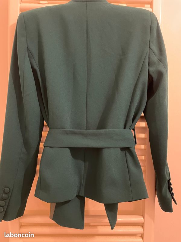 Blazer Naf Naf Taille 38 – Veste Tailleur Beige – Occasion Très Bon État