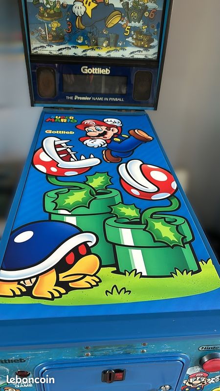 Stickers Mario Pinball Land Pour Pincab Flipper • EUR 109,00