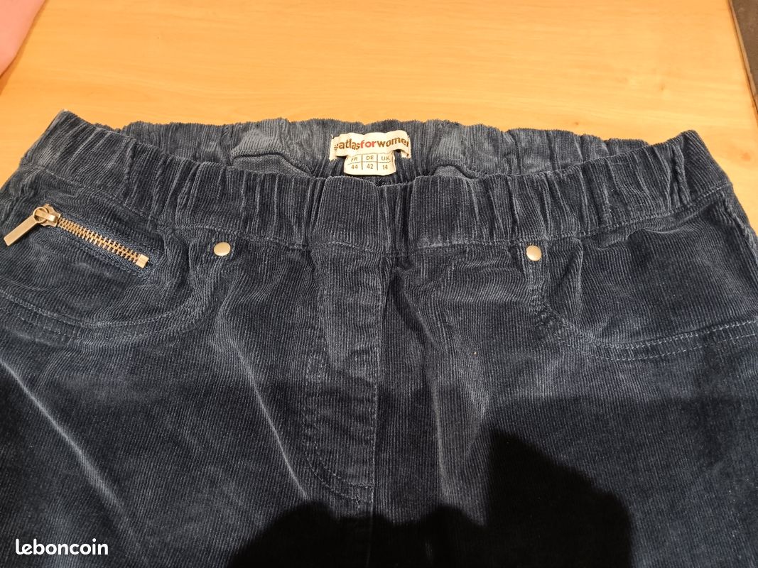 Pantalon velours femme T44 (image 3)