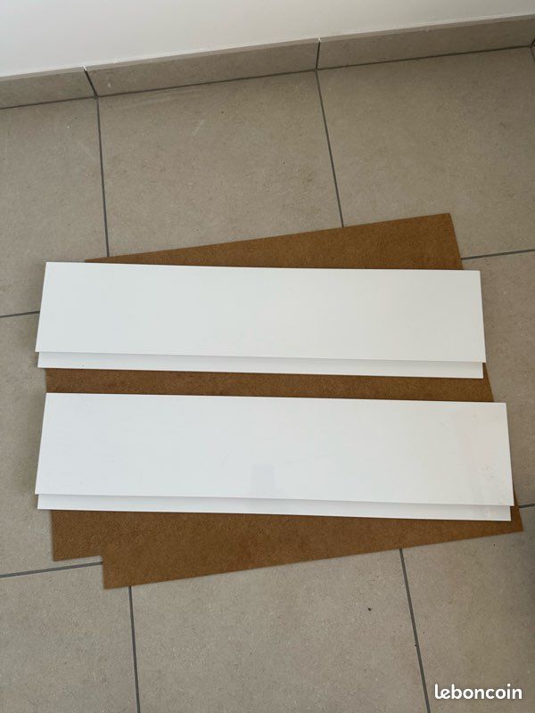 Façade voxtorp IKEA blanc brillant, mat gris foncé, tiroir, porte, plusieurs dimensions (image 15)