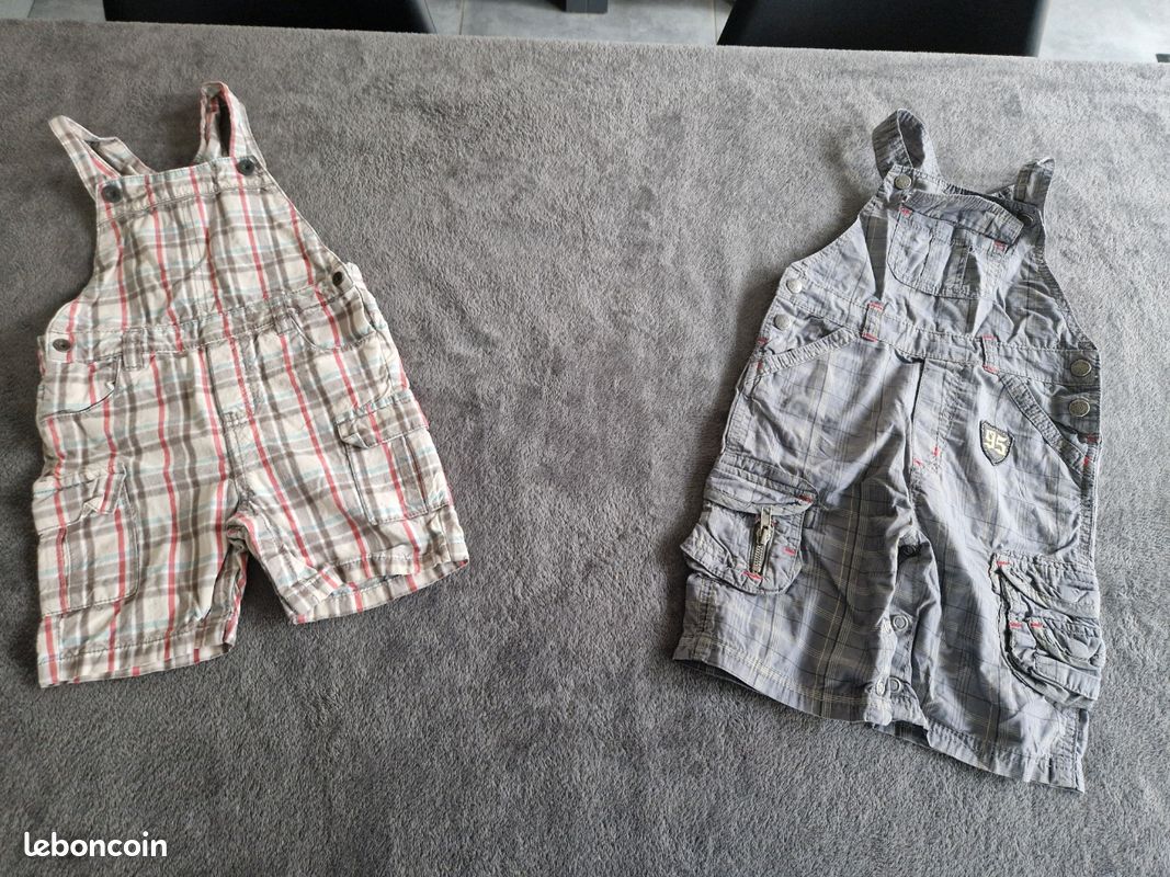 Lot salopettes shorts et combishorts (image 1)