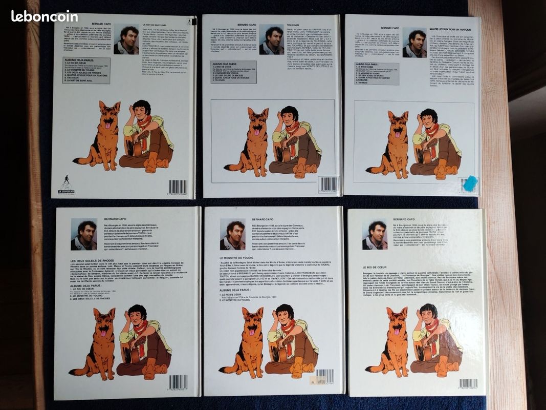 Bds Loïc Francoeur - série complète eo tomes 1 à 6 (image 2)