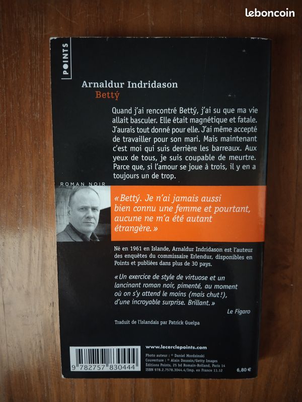 Arnaldur Indridason "Betty" (image 2)