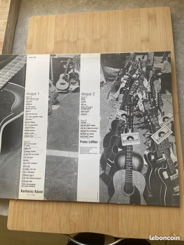 2 Disque 33 tours Guitar in Gold (image 3)