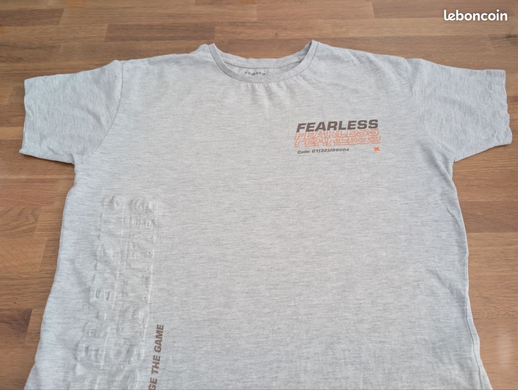 T-shirt basique en coton imprimé animal gris Primark filles