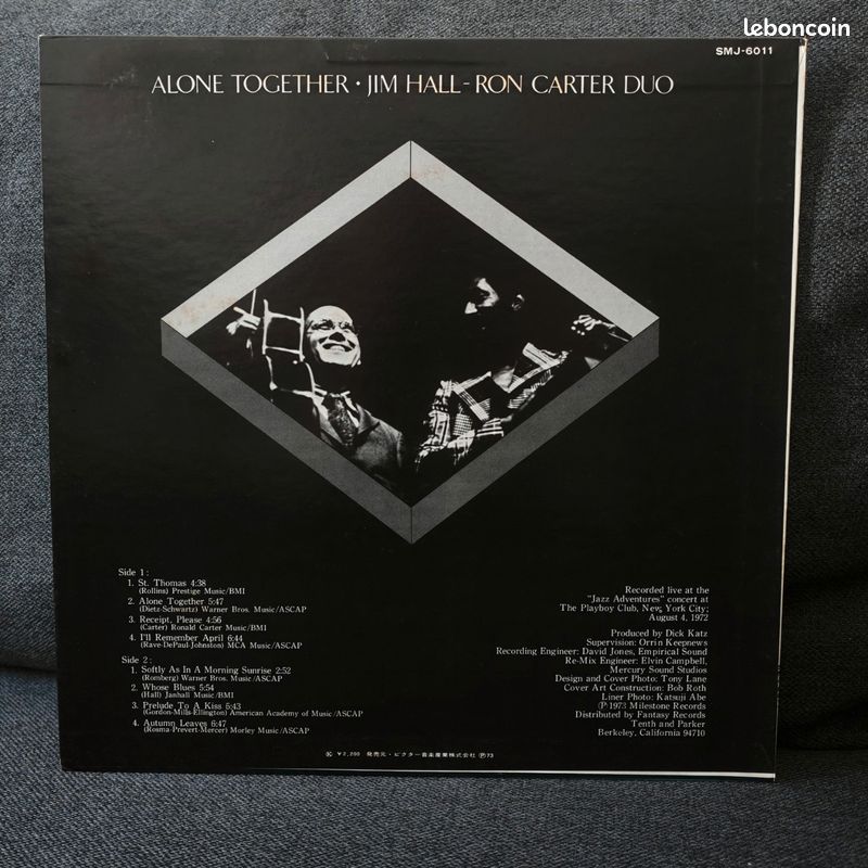 Jim Hall Ron Carter vinyl Japon original (image 3)