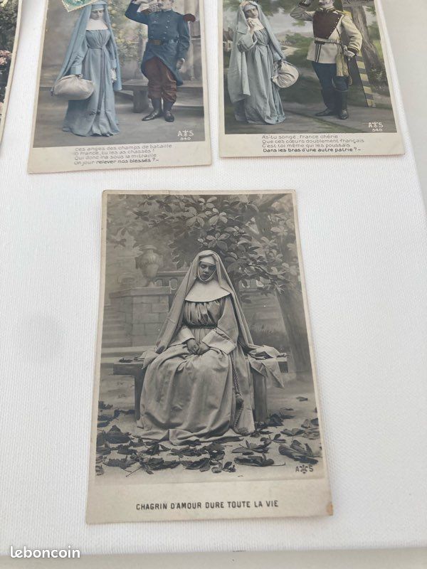 Tirage Argentique Vintage "Les Soeurs Barrison" Circa 1905 - Format Carte Postale (9x12 Cm) - Réf. CX1315