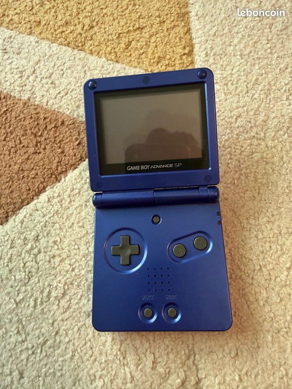 NINTENDO GAME BOY Advance SP Console Portable - Bleu. Model AGS-001 EUR