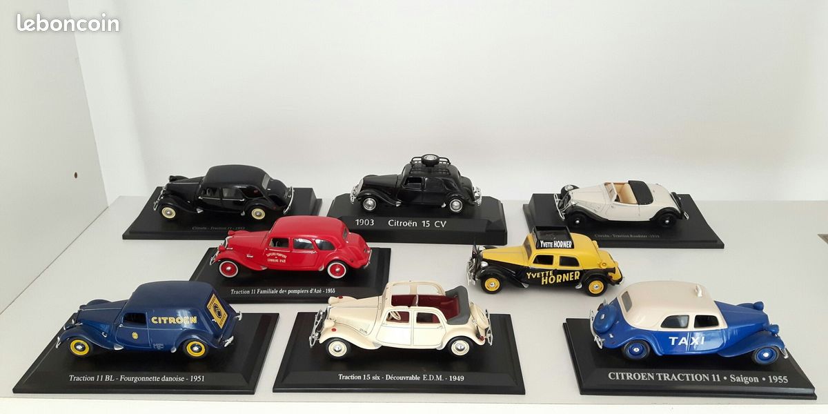 Miniature CITROEN Traction 22 CV 1/43 - NOREV 152002 - Occasion