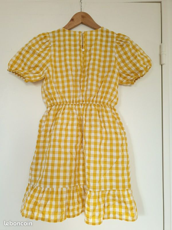 Robe chemise à carreaux - Beige - - 20.00