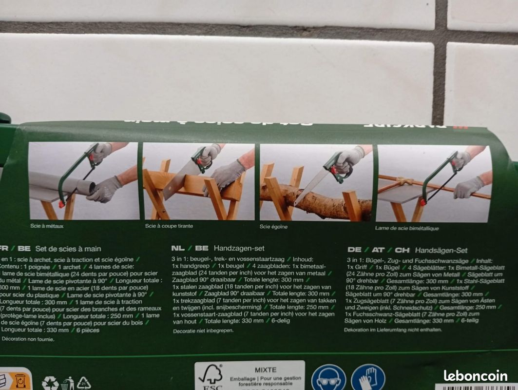 Parkside Set de scies Ă main Neuf đđ (image 4)