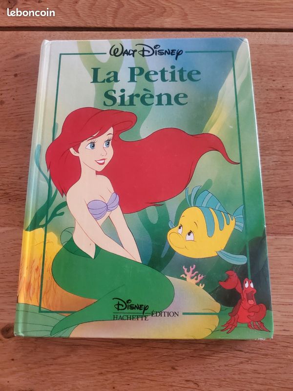 Livre enfant vintage Disney La petite sirène 1994 (image 1)