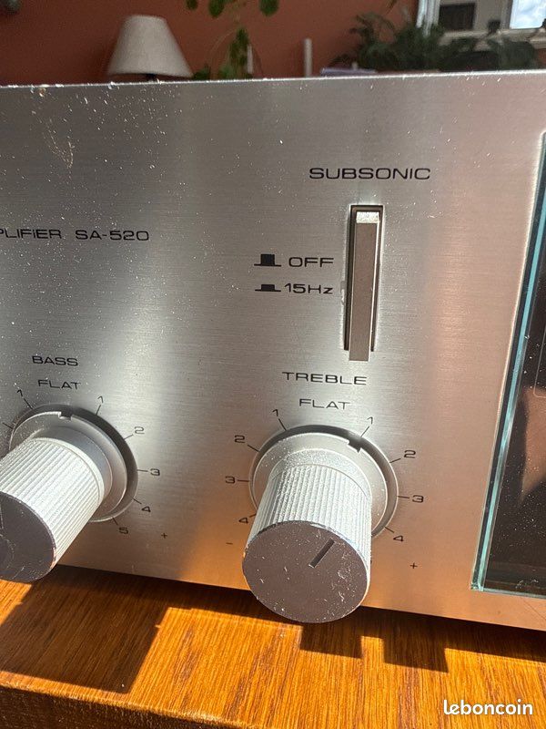 Amplificateur Hi-Fi vintage Pioneer SA-520 – Blue Line (image 2)