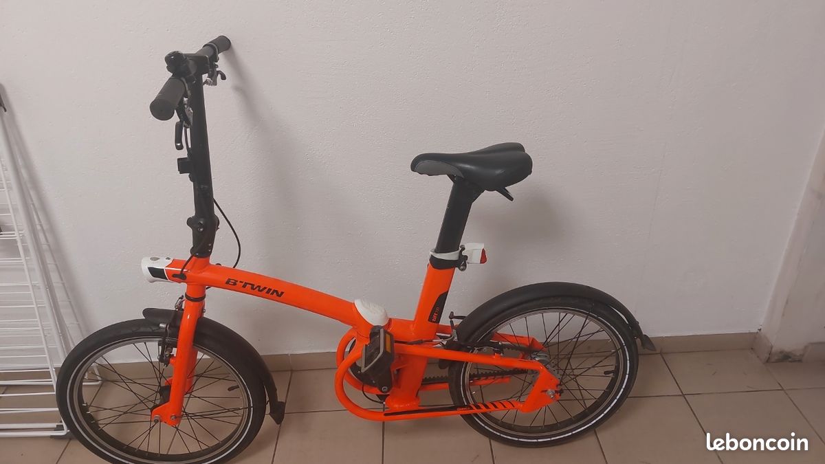 Vélo pliant Btwin 720 rouge (image 1)