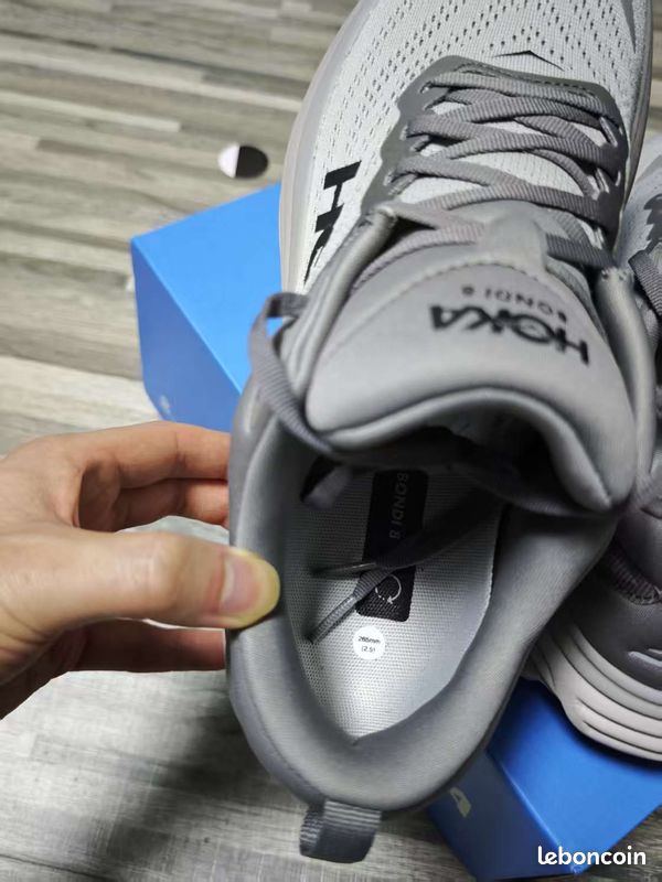 Hoka Bondi8 gris Pointure 40.5 (image 4)