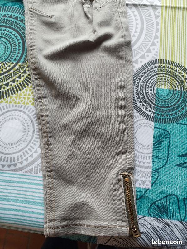 Beau jean gris zara taille 42 (image 2)