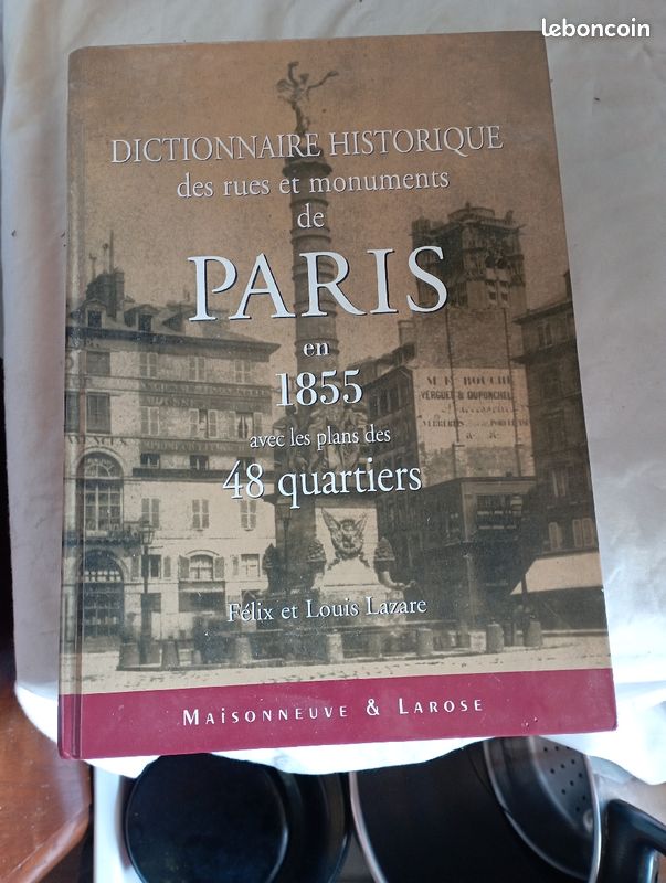 Ouvrage les rues et monuments de Paris (image 1)