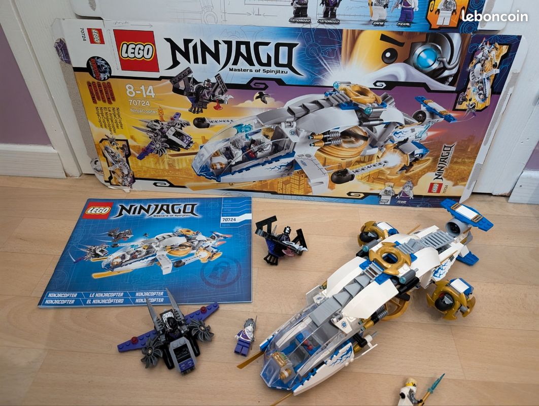Lego Ninjago Set 70724 LEGO Ninjago N°70724 Le NinjaCopter Jeux Jouets