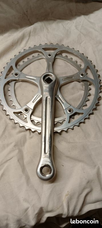 Pédalier Vélo Vintage Stronglight 106 - 170 Mm - Compatible Peugeot Ancien & Campagnolo