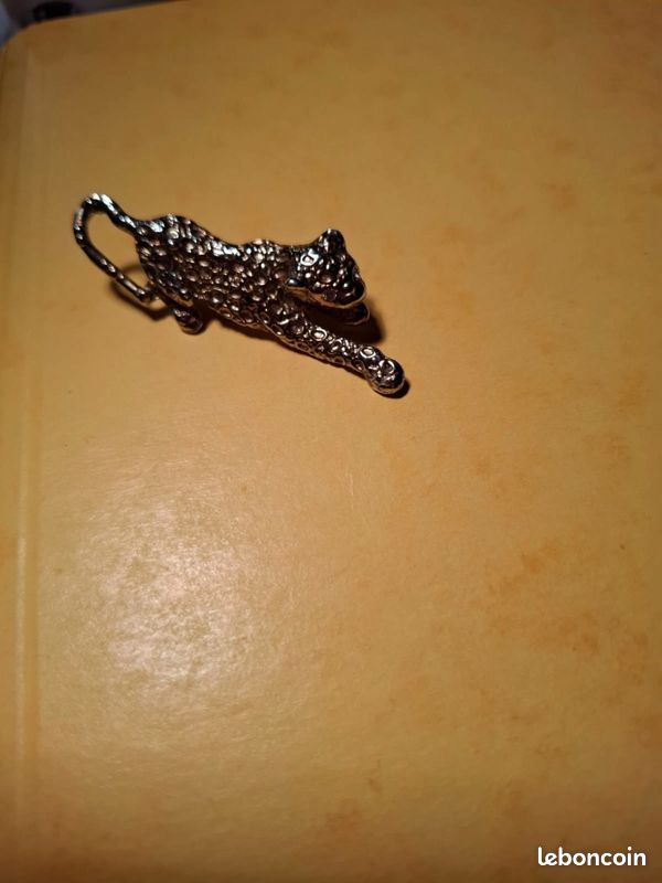 Broches oiseau vintage - Métal doré avec strass - Bijoux