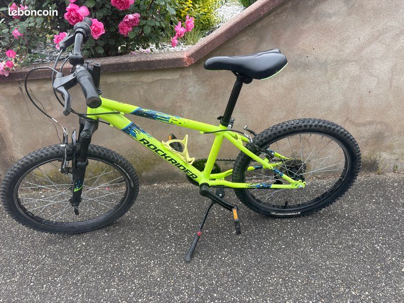 Velo Vert Fluo Vtt Rockrider Jaune Fluo Decathlon Vélo Vtt