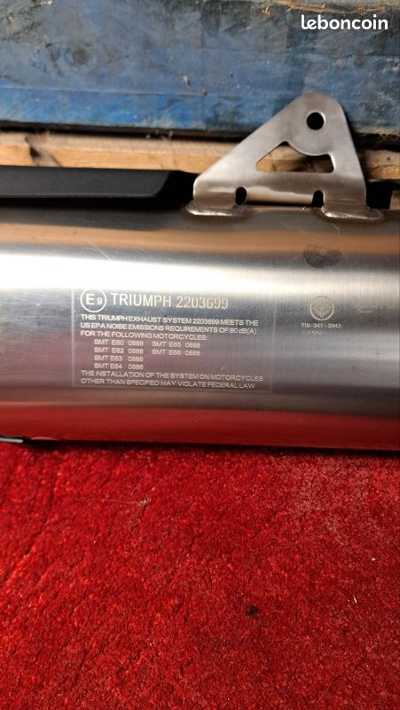 Silencieux tiger 900 Triumph (image 3)