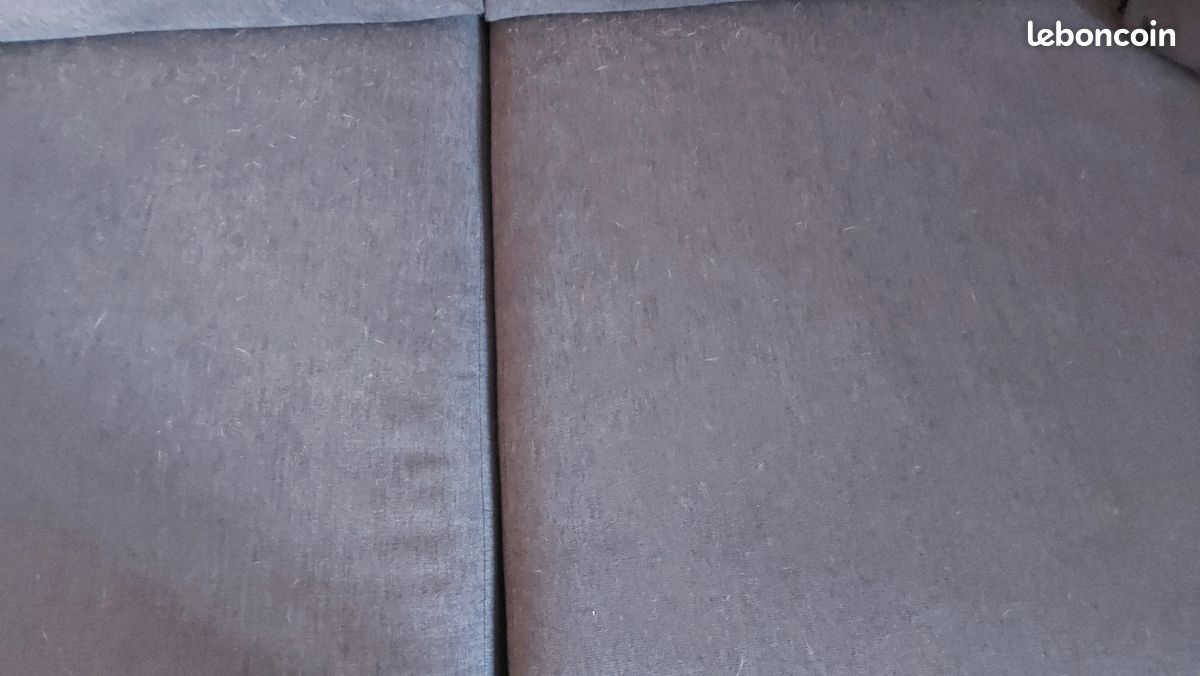 Canapé gris non convertible (image 3)