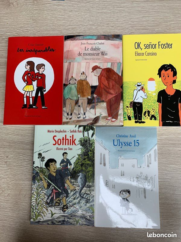 Lot de 5 livres L’école des loisirs (image 1)