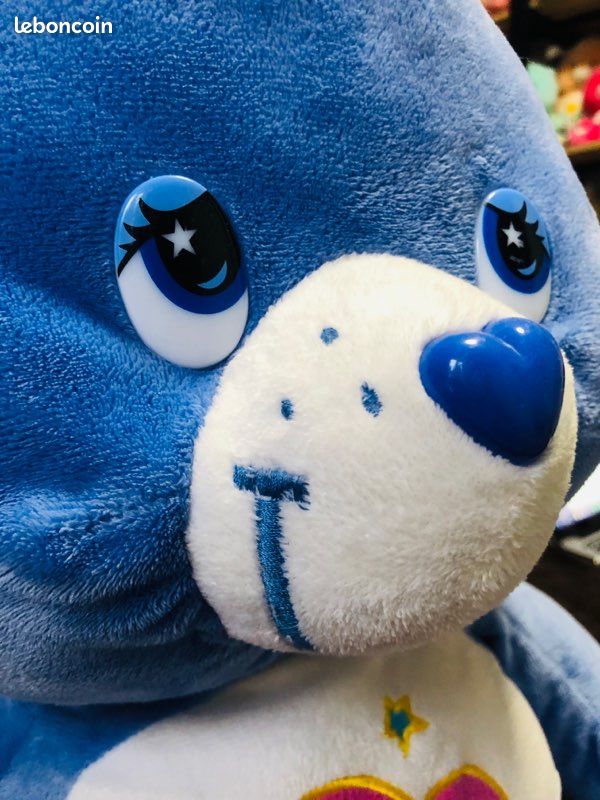 BISOUNOURS CARE BEARS Gros Rêveur (Daydream Bear) Vintage années 80 modèle Rare £82.63 - UK