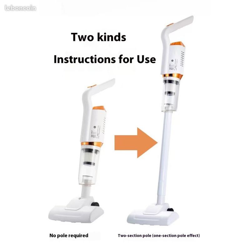 Aspirateur Sans Fil Ménager Eau et Poussière (image 4)
