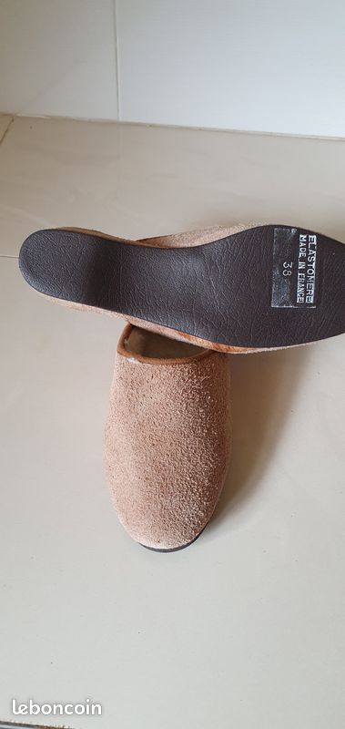 Chaussons mules femme taille 38 (image 2)