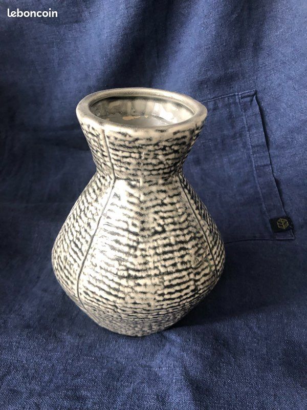 Vase vintage gris (image 4)