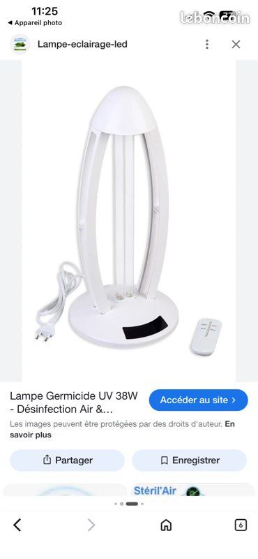 Lampe Germicide UV 38W– ASSAINISSEZ VOTRE ESPACE EN PROFONDEUR AVEC UNE TECHNOLOGIE ULTRA-EFFICACE (image 2)