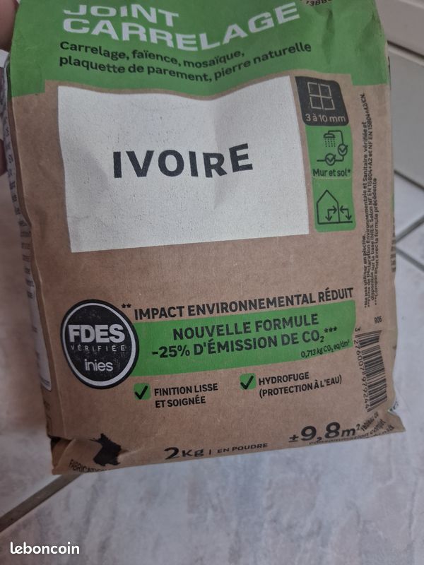 Joint carrelage "ivoire" (image 2)