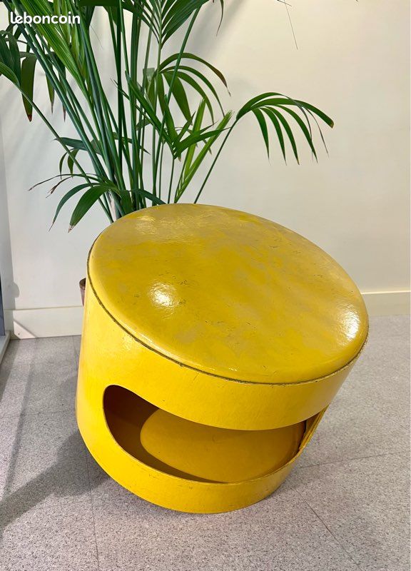 Tabouret en carton de Jean Louis Avril années 60 (image 3)