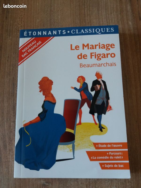 Livre Le mariage de Figaro de Beaumarchais (image 1)