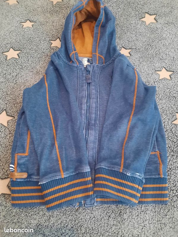 Veste gilet zippé 6 ans terre de marins (image 4)