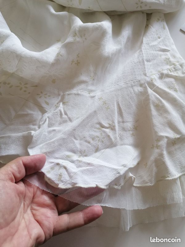 Jupe Dentelle Noire Pour Femme - Marque Jacqueline Riu - Taille 42 - Occasion Très Bon état