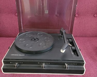 Platine Vinyle Vintage ADC – Ziphona Cambo – Avec écran LCD Orange – Occasion