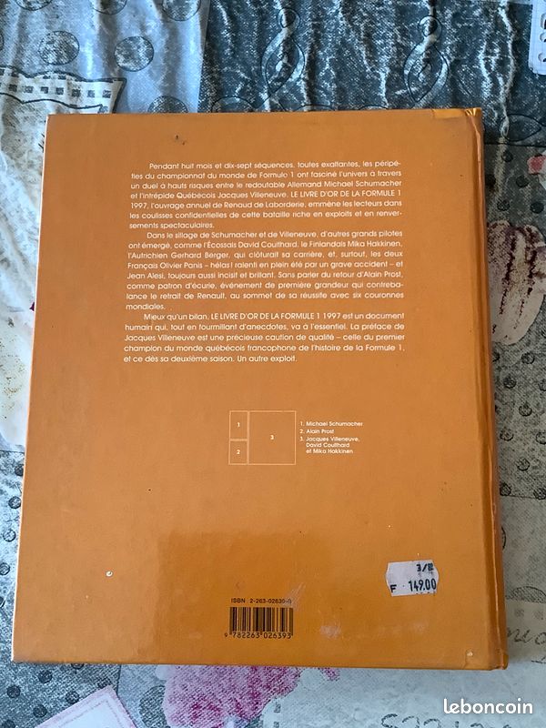 Livre d’or de la formule 1 année1997 (image 2)
