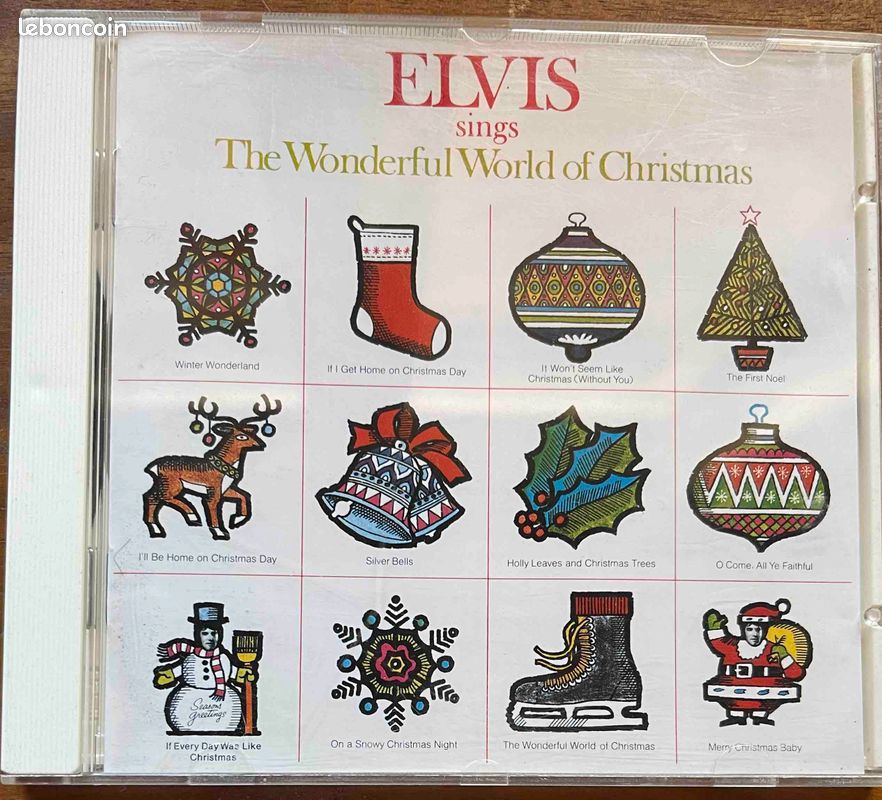 ♥🎼CD🇺🇸 Elvis Presley (Sings : The Wonderfil World of Christmas) ✹ 1954-1957 ®1998 (image 1)