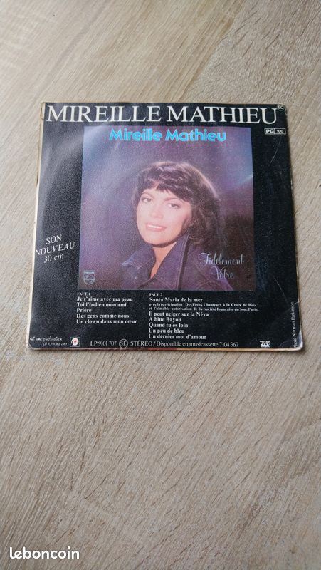 Vinyle mireille mathieu 45T (image 2)