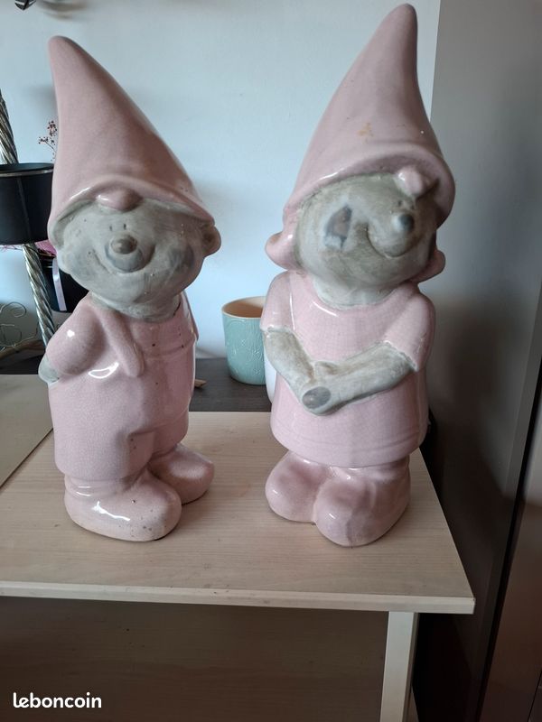 Lot de 3 statuettes en terre cuite , Égypte