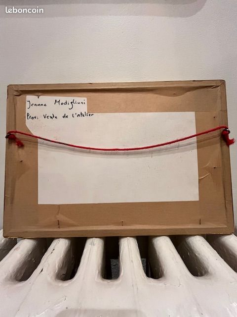 Jeanne modiglani – technique mixte sur papier – encadrée sous verre (image 3)